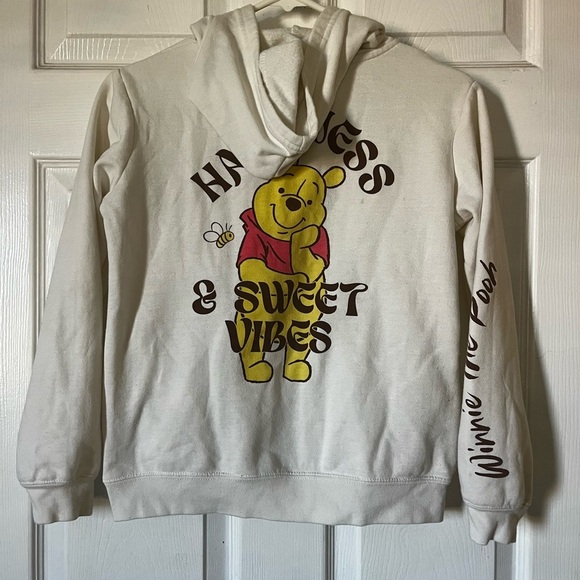 Disney White Hoodie with Winnie the Pooh Design - Picture 1 of 4
